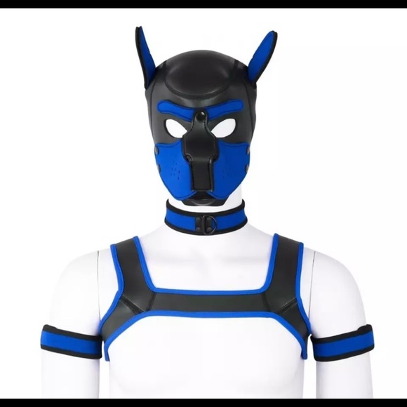 Dog Mask Soft Pup Cosplay Role Play - Picture 3 of 11